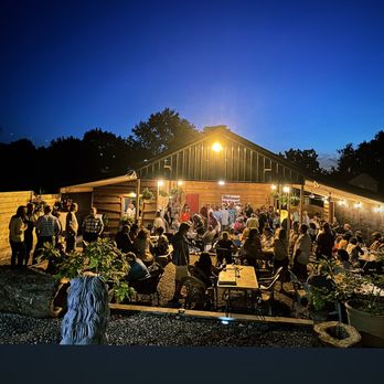 VentiSei Winery - a large group of people sitting outside at night - Wineries Near Me - New Castle, Pennsylvania