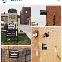 Contraceptive Choice Center - Follow the new black signs that say "Contraceptive Choice Center"