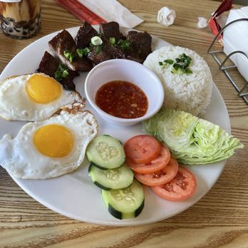Paris Banh Mi - Rice B1. Special Combination / Bánh Mì Đặc Biệt - Sandwiches Near Me - Clovis, California