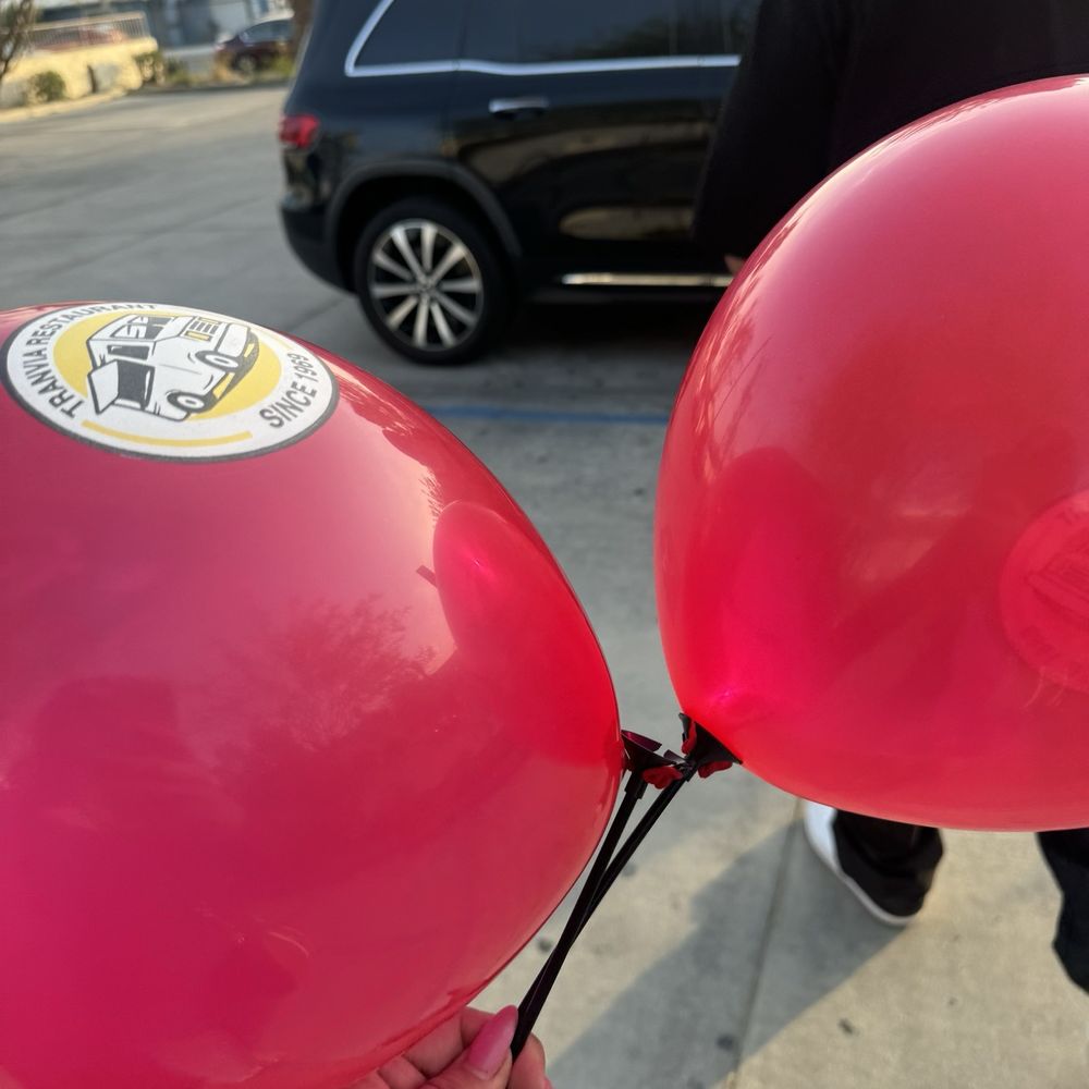 El Tranvia Restaurant - My balloons the waitress gave us :) - Mexican Near Me - Coachella, California
