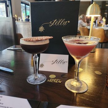 Stella - Espresso Martini and Martini Arancia - Italian Near Me - Burlingame, California Stella - Espresso Martini and Martini Arancia - Italian Near Me - Burlingame, California