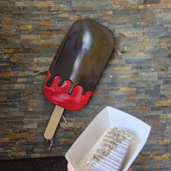 The Paleta Bar - Taro with white chocolate and walnuts