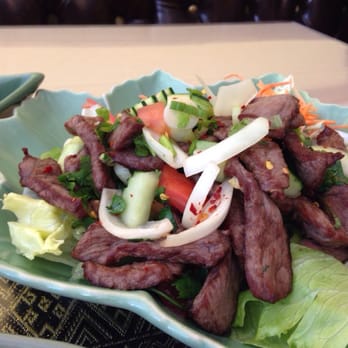 Thai House Restaurant - Light, refreshing beef salad. Citrus dressing. - Thai Near Me - Redlands, California
