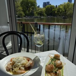 Shrimp linguini and scallops Shrimp linguini and scallops