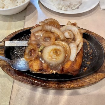 Karilagan - Sizzling Bangus Belly - Filipino Near Me - South San Francisco, California Karilagan - Sizzling Bangus Belly - Filipino Near Me - South San Francisco, California