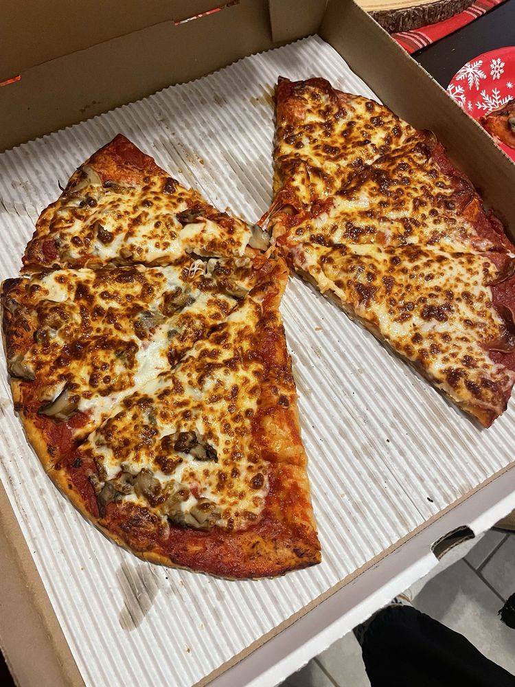 Last Stop Pizza Shop Logo