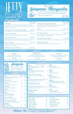 Menu photo 1 Jetty Bar and Grill Long Beach, NY Menu photo 1 Jetty Bar and Grill Long Beach, NY
