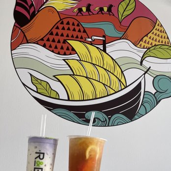 R&B Tea - Taro milk tea with grass jelly, Hawaiian green tea - Bubble Tea Near Me - Riverside, California R&B Tea - Taro milk tea with grass jelly, Hawaiian green tea - Bubble Tea Near Me - Riverside, California