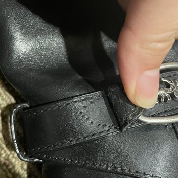 Broadway Shoe Repair - Had loose strap resewn but they sewed the flap to the strap too. I had the stitches removed and now there are holes. - Shoe Repair Near Me - Seattle, Washington Broadway Shoe Repair - Had loose strap resewn but they sewed the flap to the strap too. I had the stitches removed and now there are holes. - Shoe Repair Near Me - Seattle, Washington