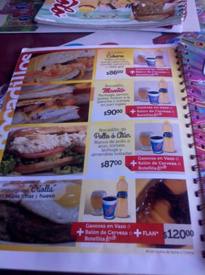 Menu photo 3 Manolo Mar del Plata, C