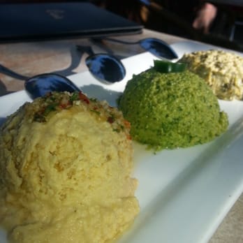 Oasis Restaurant  - Hummus trio. Pretty good. - Afghan Near Me - Pleasanton, California