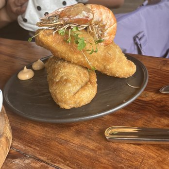 Boquinete - Empanadas de camaron (shrimp empanadas) - Seafood Near Me - Puerto Morelos, ROO Boquinete - Empanadas de camaron (shrimp empanadas) - Seafood Near Me - Puerto Morelos, ROO