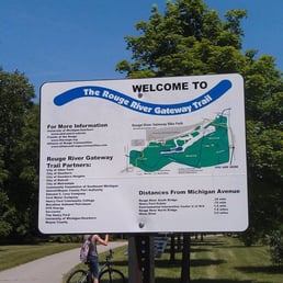 Sign at the entrance near Andiamo. If you make it to Hines Drive, then you've gone two miles. Sign at the entrance near Andiamo. If you make it to Hines Drive, then you've gone two miles.