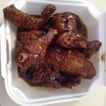 China Moon - Chicken wings with garlic sauce. - Chinese Near Me - Philadelphia, Pennsylvania