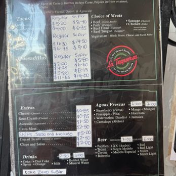 La Taqueria - Menu (August 2025) - Mexican Near Me - San Francisco, California La Taqueria - Menu (August 2025) - Mexican Near Me - San Francisco, California