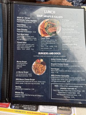 Menu photo 4 Murray's Woodstock, NB Menu photo 4 Murray's Woodstock, NB