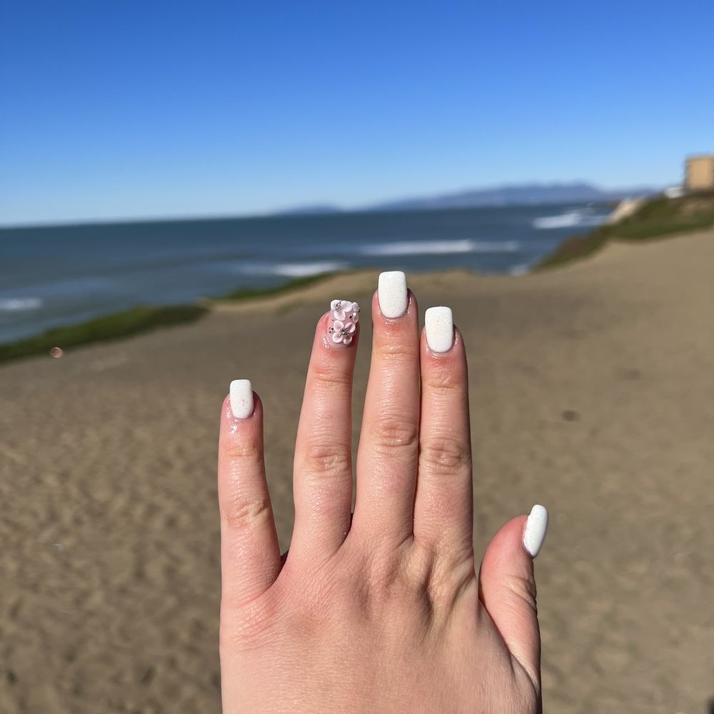 New York Nails 2 - Acrylic full set with nail art ($15 extra for this design on both hands) - Nail Salons Near Me - Pacifica, California New York Nails 2 - Acrylic full set with nail art ($15 extra for this design on both hands) - Nail Salons Near Me - Pacifica, California