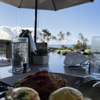 Ilima Terrace - Eggs Benedict w/fresh hollandaise. Yummy! - American Near Me - Koloa, Hawaii