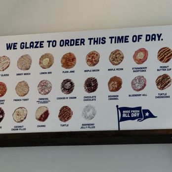 Parlor Doughnuts - The illustrated doughnut options - Donuts Near Me - Oceanside, California