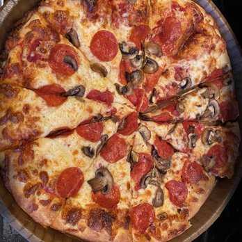 Pit Stop Pizza - Take and bake pepperoni and mushroom. - Pizza Near Me - Overgaard, Arizona