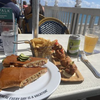 Benny's On The Beach - Pier - Cuban sandwich, conch fritters and beach view - Seafood Near Me - Lake Worth Beach, Florida Benny's On The Beach - Pier - Cuban sandwich, conch fritters and beach view - Seafood Near Me - Lake Worth Beach, Florida