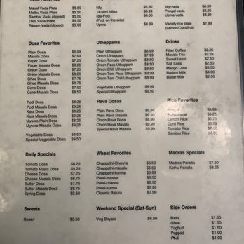 Madras Cafe - Menu - Indian Near Me - Sunnyvale, California Madras Cafe - Menu - Indian Near Me - Sunnyvale, California