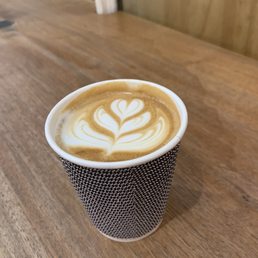 Cappuccino with some latte art