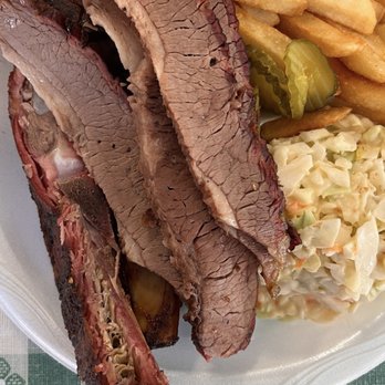 Vernon's Kuntry Bar-B-Que - Two meat platter - Barbeque Near Me - Conroe, Texas Vernon's Kuntry Bar-B-Que - Two meat platter - Barbeque Near Me - Conroe, Texas