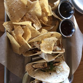 Twin Peaks - Blackened fish tacos - New American Near Me - Algonquin, Indiana