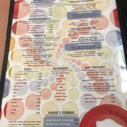 Parsons Family Restaurant - Menu