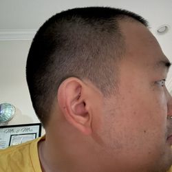Ultra Hair Design - Haircut by Lee. #2 clip on the top, #1 clip on the side.