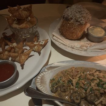 Monkey Bar - King Crab Rangoon, Truffle Monkey Bread, Side of Mushrooms - American Near Me - New York, New York Monkey Bar - King Crab Rangoon, Truffle Monkey Bread, Side of Mushrooms - American Near Me - New York, New York