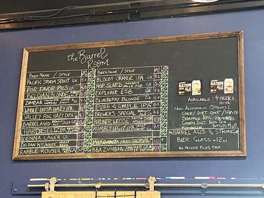 Menu photo 1 New English Brewing San Diego, CA