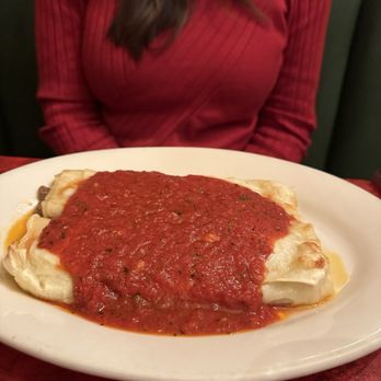 Rosa's Italian Restaurant - DELICIOUS Cannelloni with red sauce - Italian Near Me - Bakersfield, California