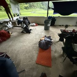 Graymoor Spiritual Life Center - My sleeping pad in the hiker pavilion