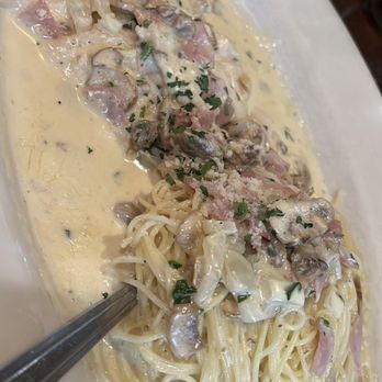 Portofino's - Tortellini with angel hair pasta with everything - Italian Near Me - Charlotte, North Carolina Portofino's - Tortellini with angel hair pasta with everything - Italian Near Me - Charlotte, North Carolina