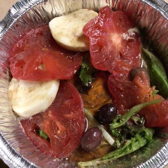 17 South - Wilted tomatoes and greens. Not edible at all - Italian Near Me - Temple, Texas 17 South - Wilted tomatoes and greens. Not edible at all - Italian Near Me - Temple, Texas