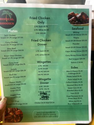 Menu photo 1 Tropical Goodies Charlotte, NC Menu photo 1 Tropical Goodies Charlotte, NC
