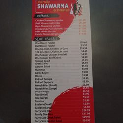 April 2023 Menu