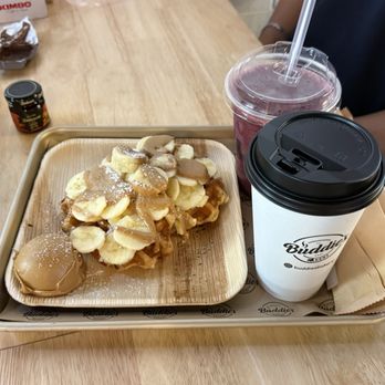 Buddies Bakery - Peanut butter banana waffles - Coffee & Tea Near Me - Cooper City, Florida