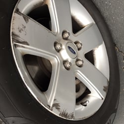 This is what my car looked like immediately after being "cleaned"