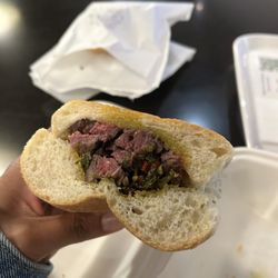Classic steak sandwich