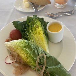 Romaine Salad with pickled onions and tomatoes Romaine Salad with pickled onions and tomatoes