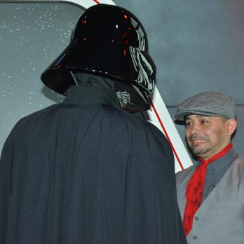 Disneyland's Halloween Time - He's questioning my loyalty to The Darkside! I'm a Raider fan so of course I'm loyal! - Festivals Near Me - Anaheim, California