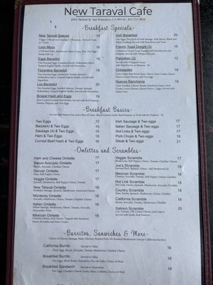 Menu photo 3 New Taraval Cafe San Francisco, CA Menu photo 3 New Taraval Cafe San Francisco, CA