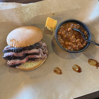Mission BBQ - Moist, melt in your mouth brisket and Smokey BBQ beans w brisket pieces. - Barbeque Near Me - Phoenix, Arizona Mission BBQ - Moist, melt in your mouth brisket and Smokey BBQ beans w brisket pieces. - Barbeque Near Me - Phoenix, Arizona