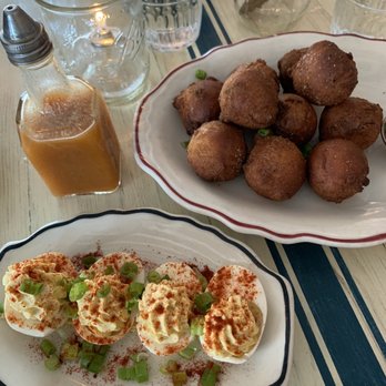 Haberdish - Hush puppies and deviled eggs - Southern Near Me - Charlotte, North Carolina Haberdish - Hush puppies and deviled eggs - Southern Near Me - Charlotte, North Carolina