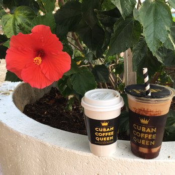 Cuban Coffee Queen Waterfront - Cortadito and Iced Coffee with mocha - Coffee & Tea Near Me - Key West, Florida