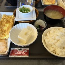 Japanese breakfast with everything Japanese breakfast with everything