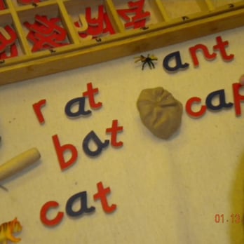 First Step Montessori - Moveable Alphabet - Montessori Schools Near Me - Murrieta, California